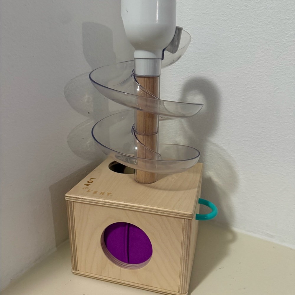 Vibrant Spiral Drop Learning Toy